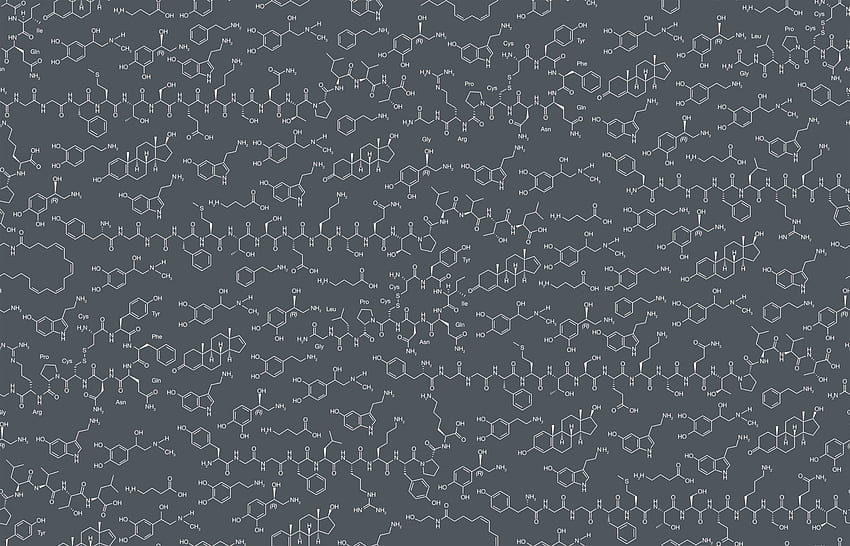 Love Molecules in Chalk design by Aimee Wilder – BURKE DECOR, Serotonin HD wallpaper