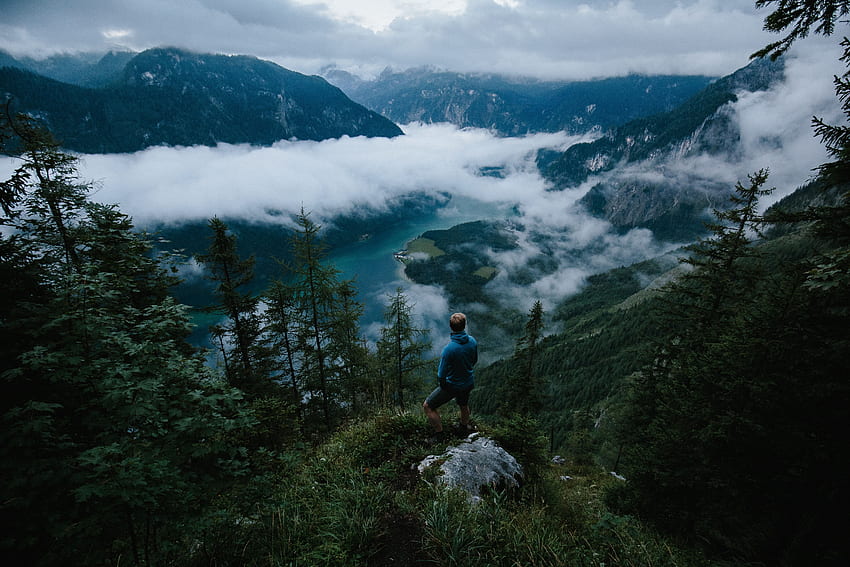 Natur, Berge, Wolken, Reise, Mensch, Person HD-Hintergrundbild