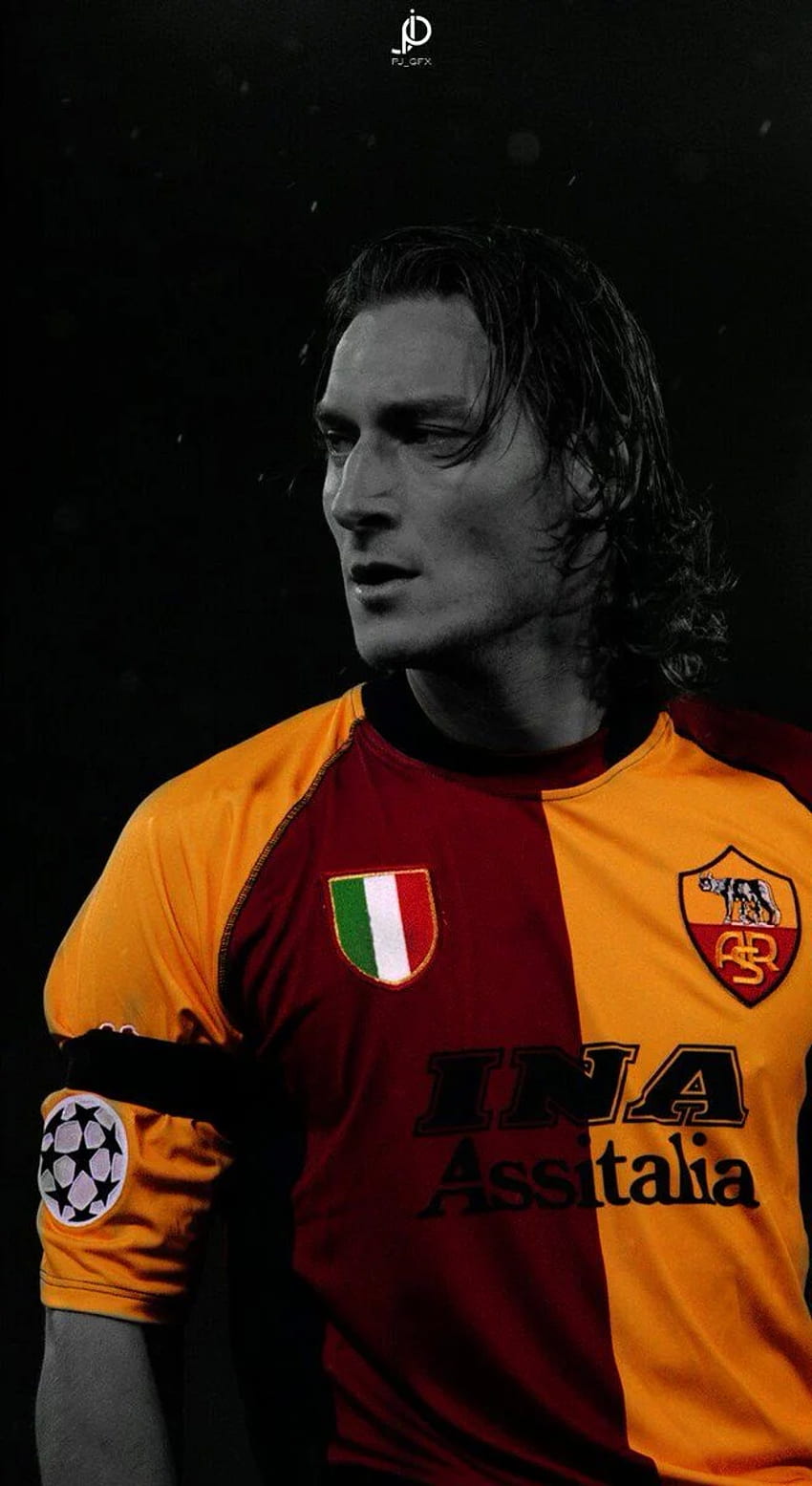 PJ GFX - 'Capitano' Francesco Totti • HD phone wallpaper