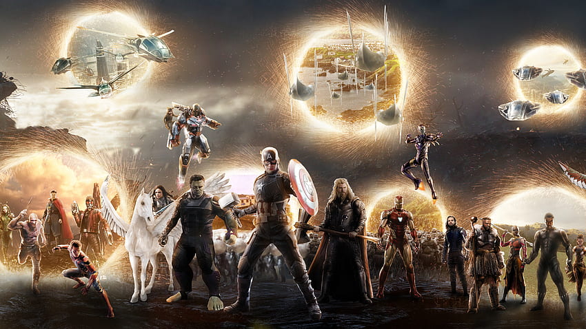 Avengers Endgame Son Savaş Sahnesi Çözünürlük, Arka Plan ve Dövüş Sahnesi HD duvar kağıdı