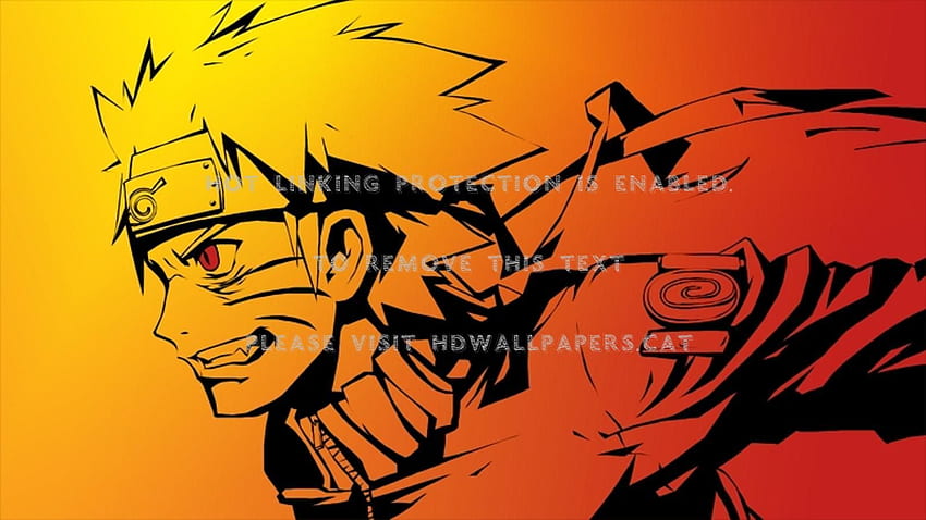 naruto uzumaki orange background shippuuden, Orange Naruto Basic HD wallpaper