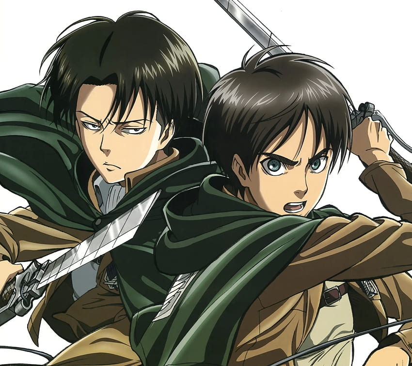 Shingeki no Kyojin (Attack on Titan) iPhone 5 and Android, Eren and Levi Attack On Titan HD wallpaper