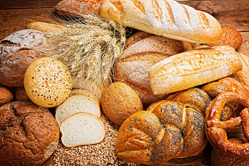 Pão, grão, comida, trigo papel de parede HD