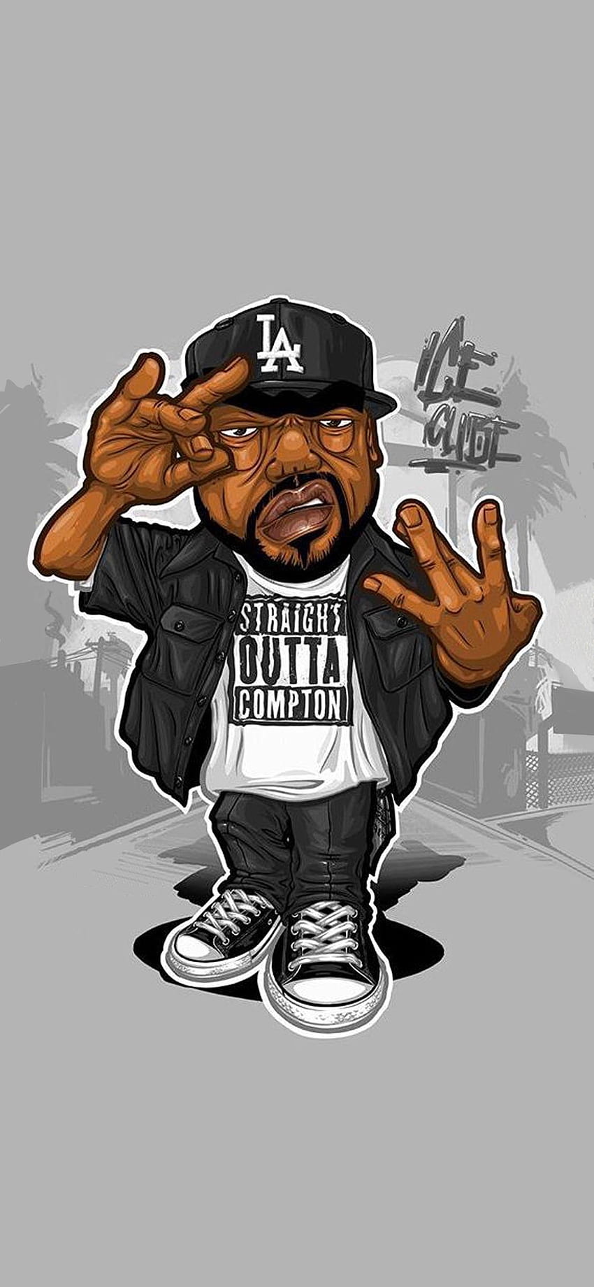 iPhone Hip Hop Artist Cartoon HD phone wallpaper