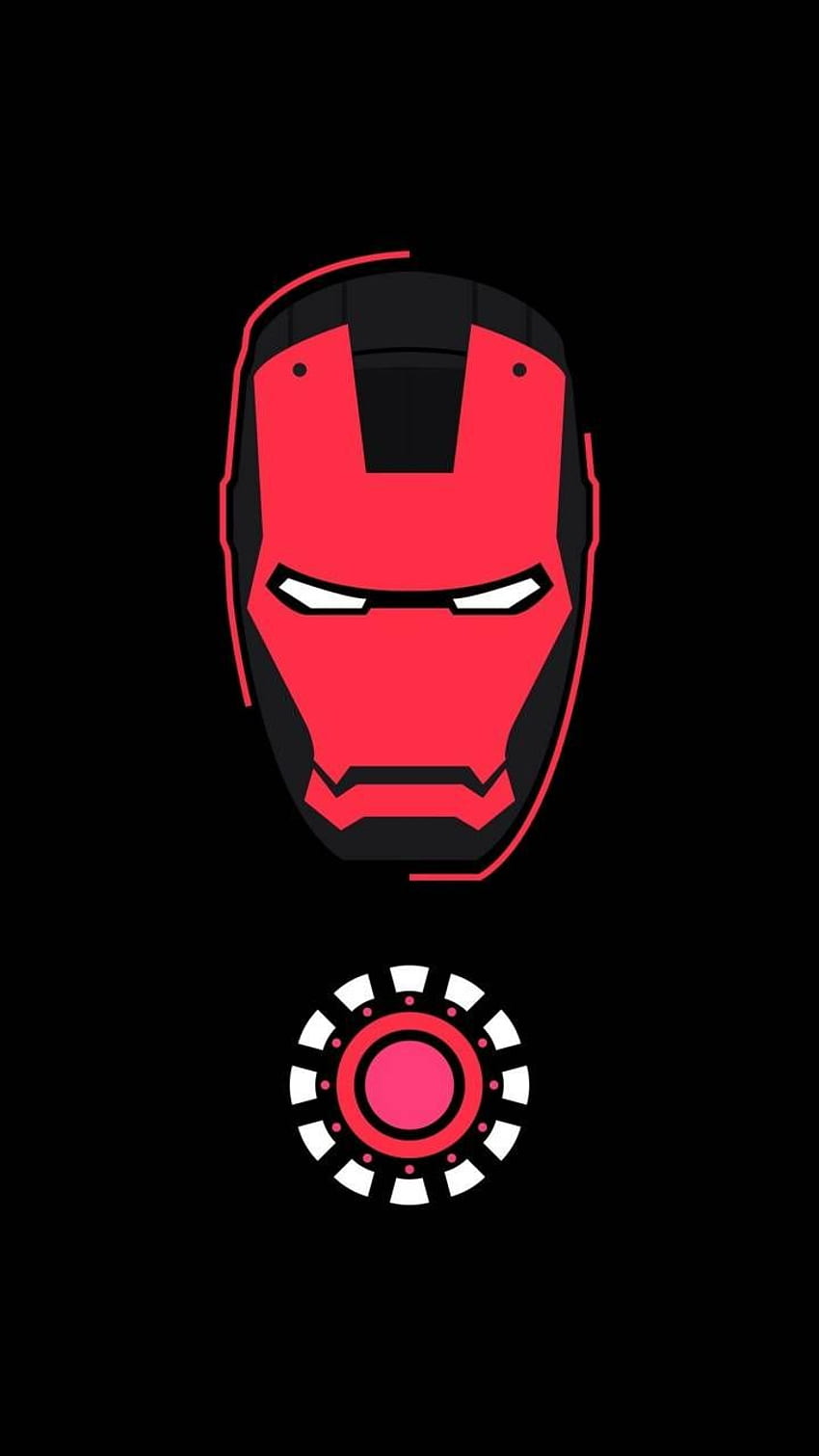 Download Iron Man Mask Logo On Black Wallpaper  Wallpaperscom