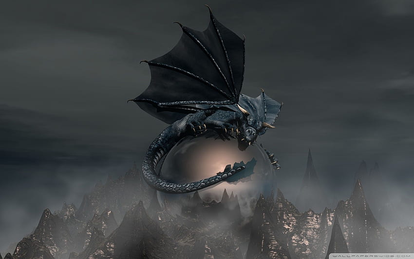 Black Dragon para Mac 10117, dragón de alta definición fondo de pantalla