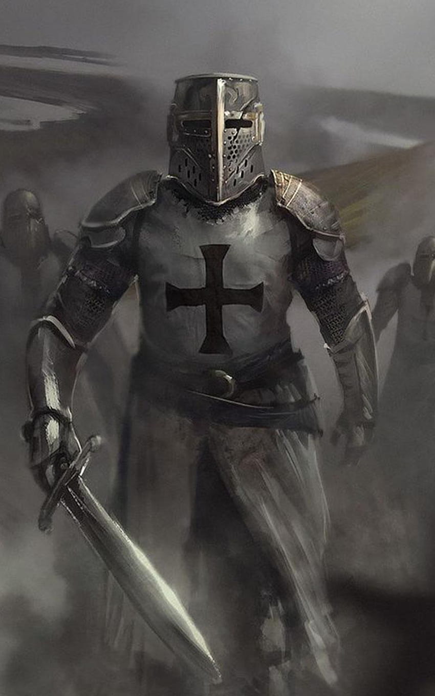 Knight Templar, Crusader Knight HD phone wallpaper