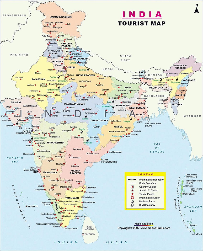 India Maps. Printable Maps of India for, Indian Map HD phone wallpaper