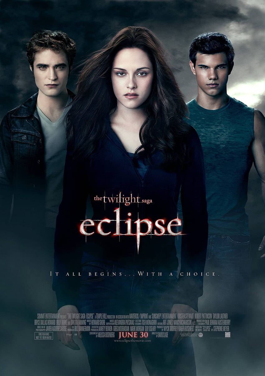 Locandina del film Eclipse della saga di Twilight Sfondo del telefono HD