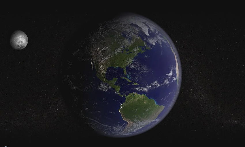 Drehender Globus, rotierende Erde HD-Hintergrundbild