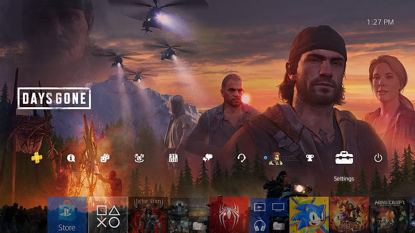 Days Gone Custom Theme From Sony - Live Loot Level, Days Gone PS4 HD wallpaper