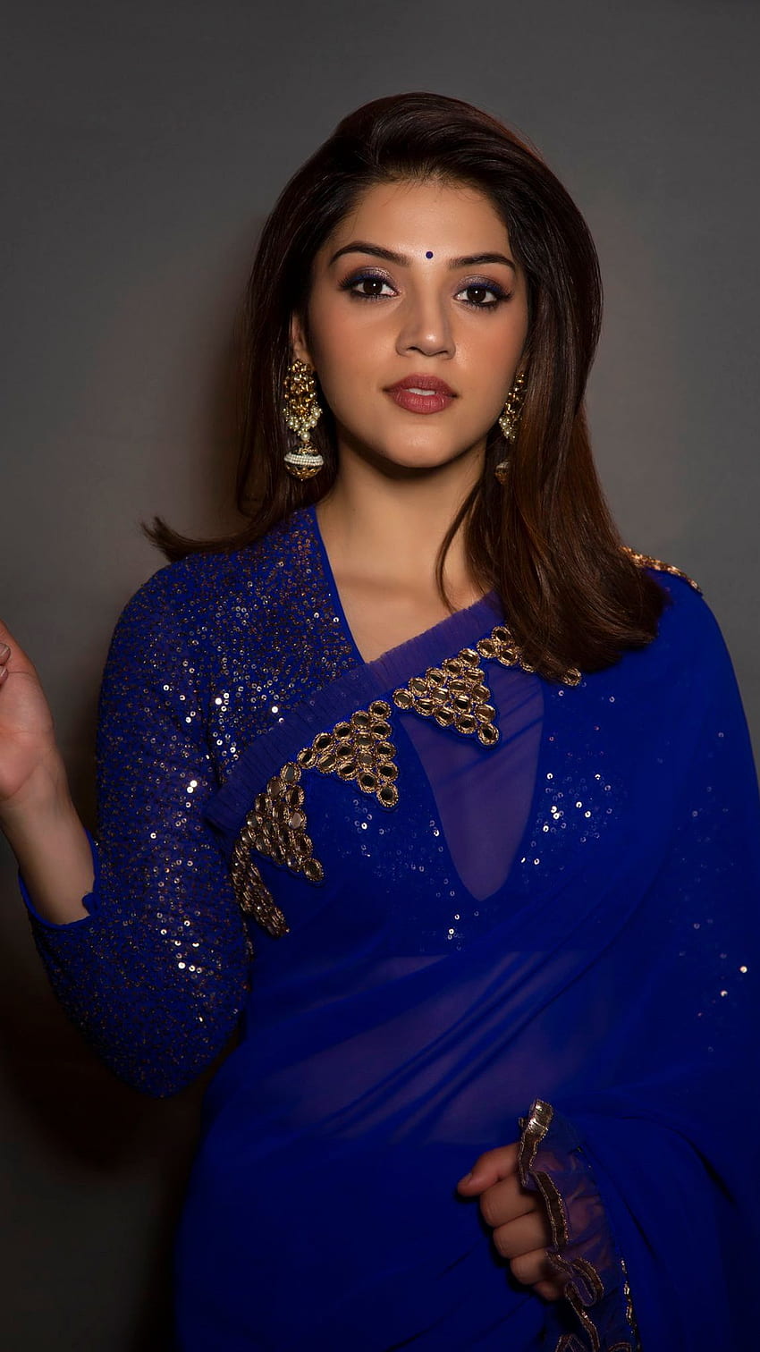 Mehreen Pirzada, miłośniczka sari, modelka Tapeta na telefon HD