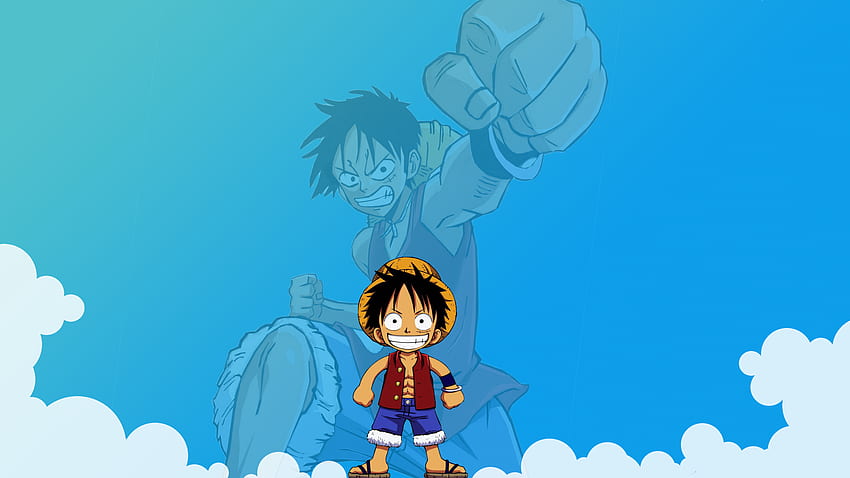 Luffy - One Piece, Luffy Chibi HD wallpaper