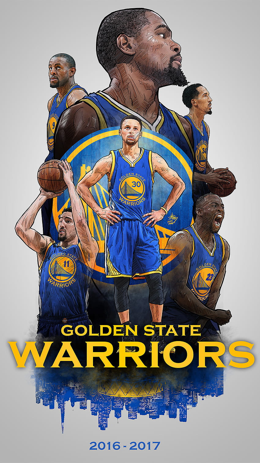 Golden State Warriors iPhone Fond d'écran de téléphone HD