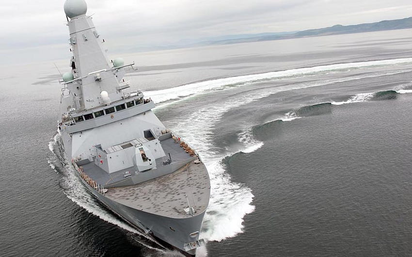 HMS Daring, marina britannica, potenza, cacciatorpediniere, difesa aerea, hms dauntless, londra, oceano Sfondo HD