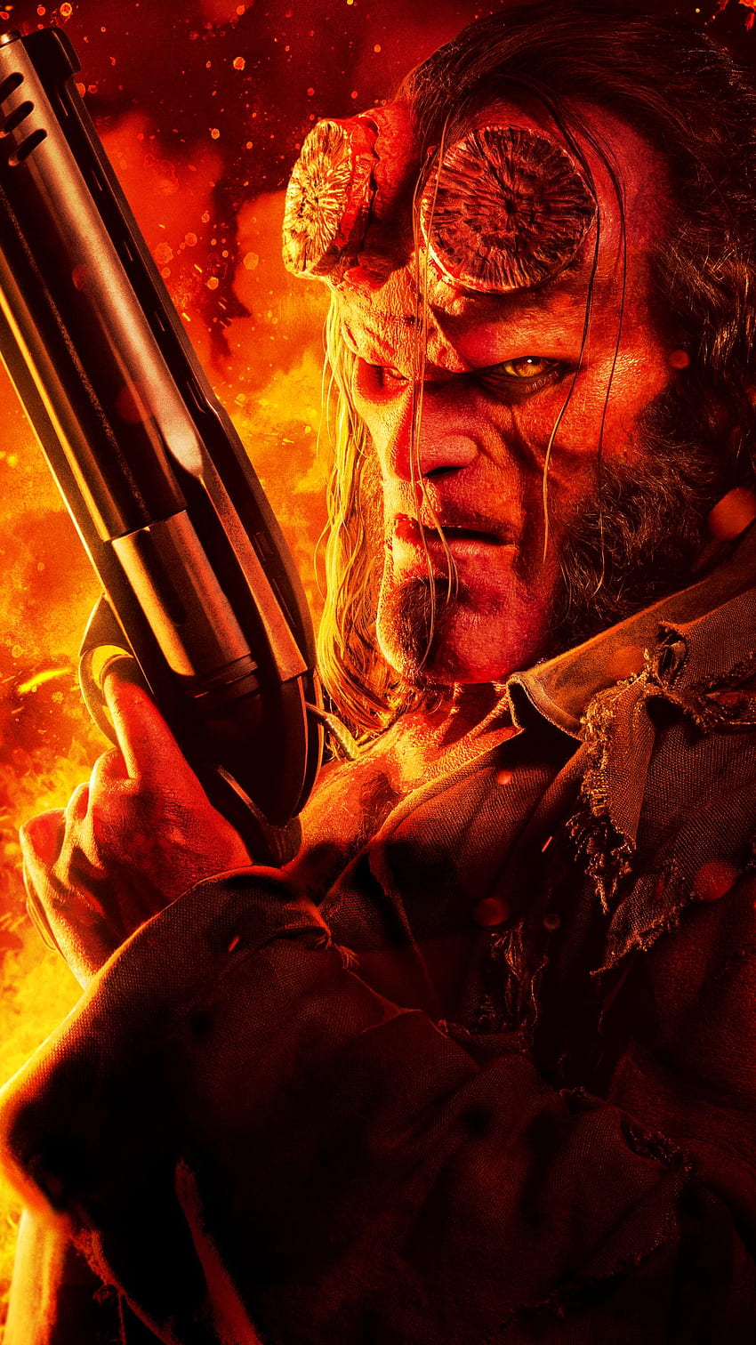 Película Hellboy (2022) fondo de pantalla del teléfono