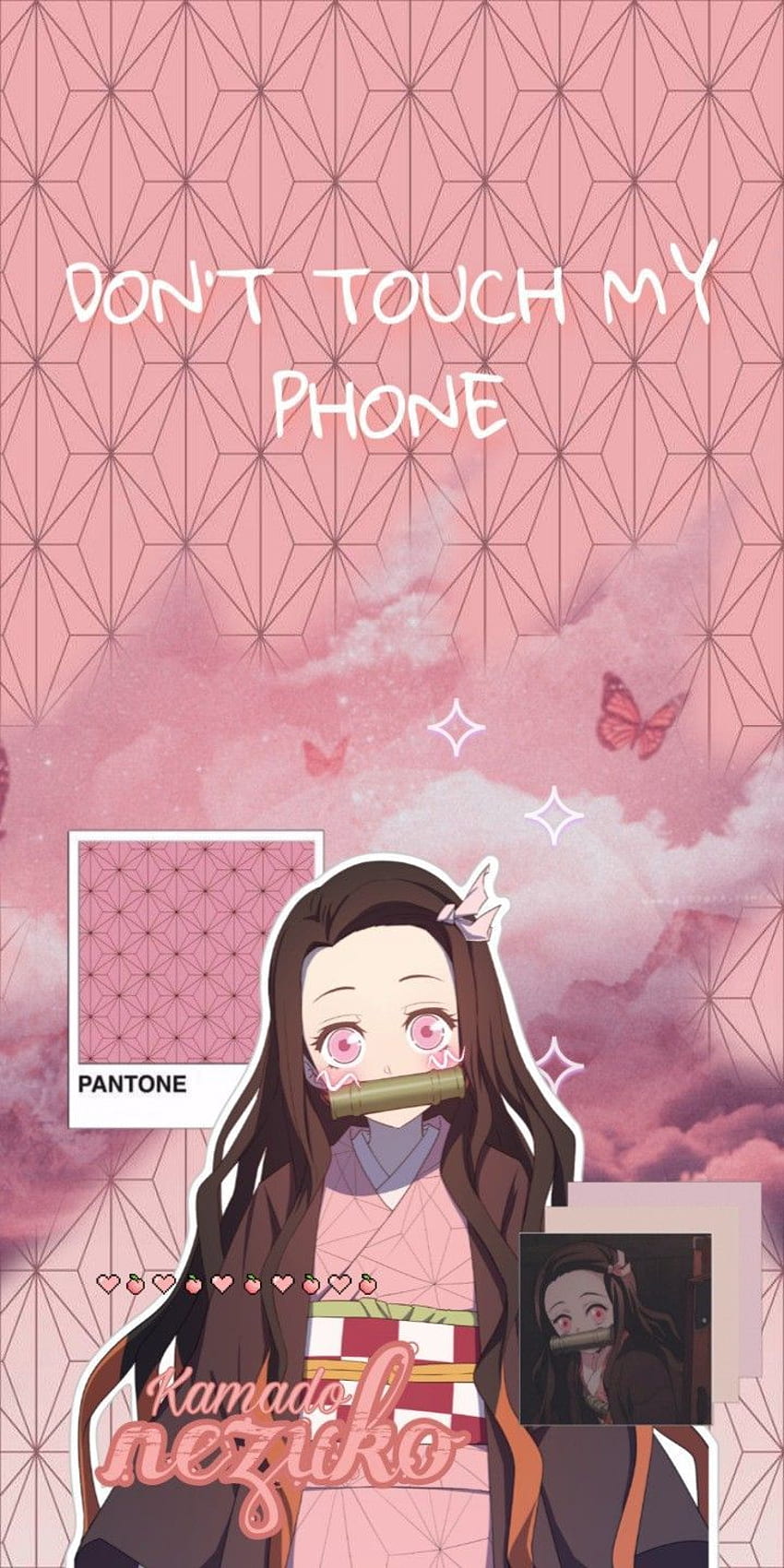 Nezuko don't touch my phone . Pink anime, Anime phone, Anime iphone, Chibi  Anime HD phone wallpaper | Pxfuel