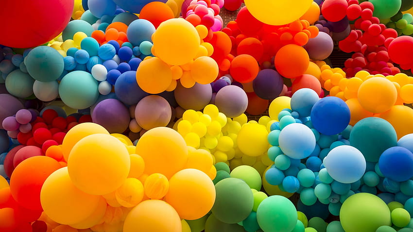 Balon & • Trump, kolorowe balony Tapeta HD