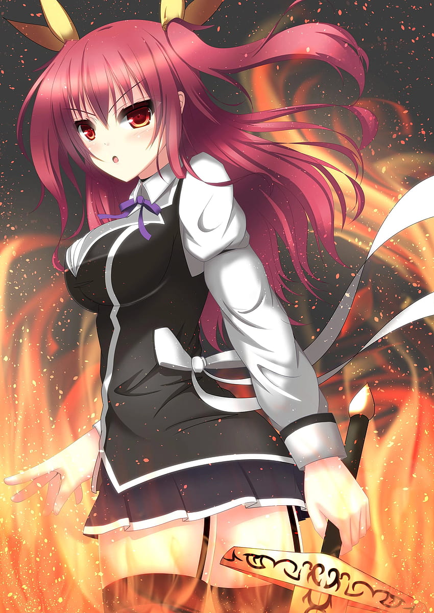 Mobile wallpaper: Anime, Chivalry Of A Failed Knight, Stella Vermillion, Rakudai  Kishi No Cavalry, 1311756 download the picture for free.