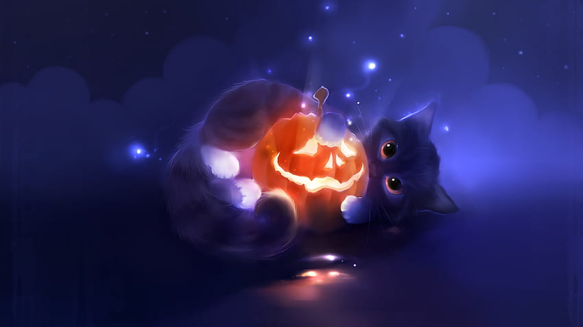 Cute Cat Halloween – Koleksi Festival Wallpaper HD