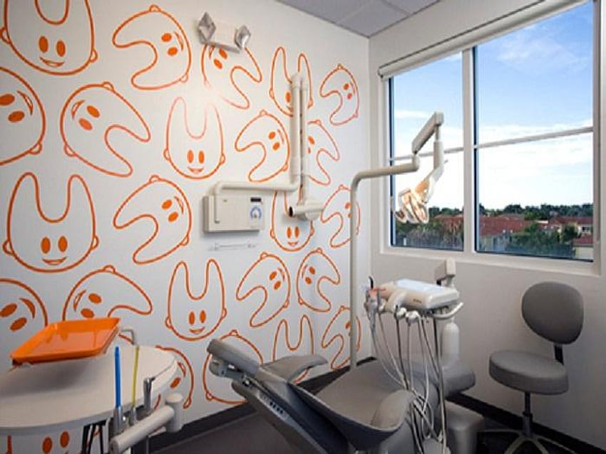 Cartoon Hand Drawn Dental Clinic Illustration Background Wallpaper Image  For Free Download  Pngtree