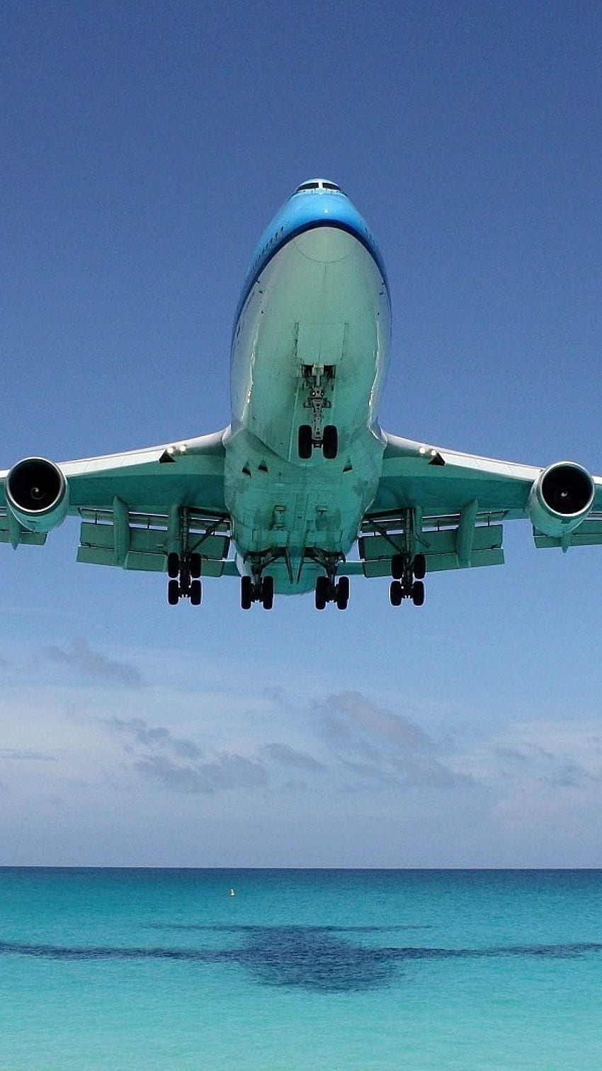 Boeing 747 à St Maarten Extreme Airport pour iPhone 7 Plus, Sint Maarten Fond d'écran de téléphone HD