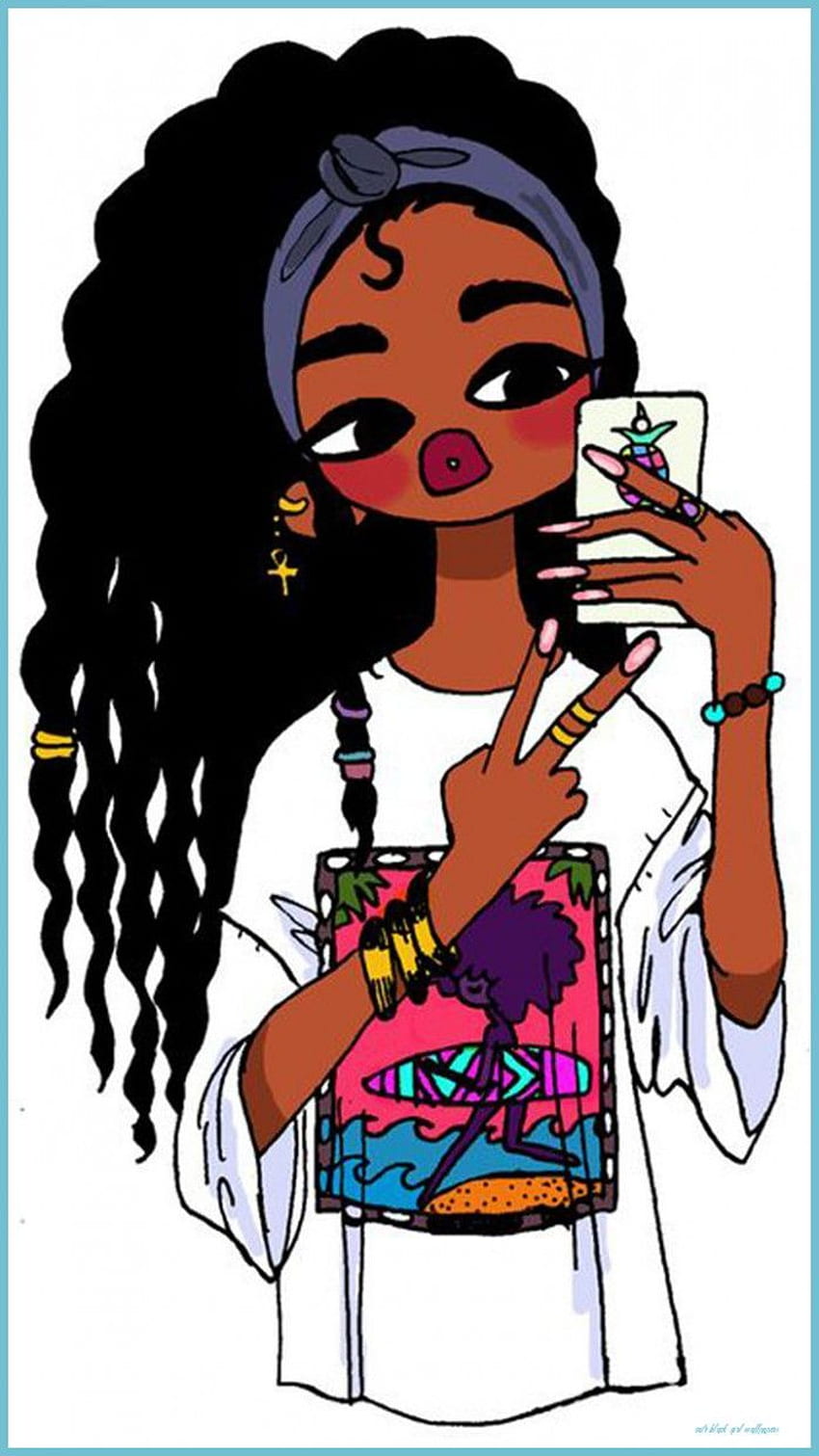 Pin auf Melanin Poppin - Cute Black Girl, Black Girl Baddie HD-Handy-Hintergrundbild