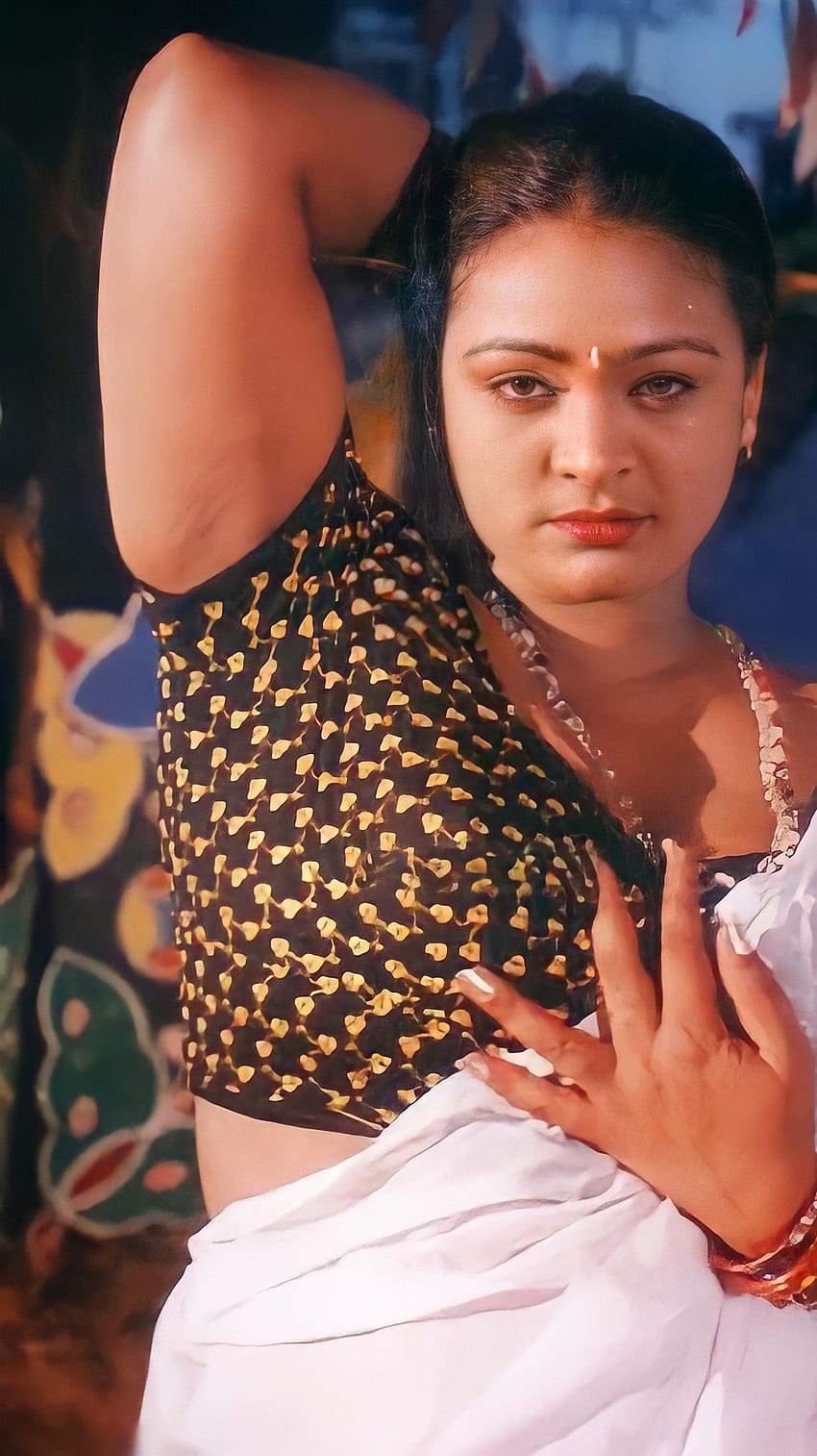 Shakeela, telugu actress, saree beauty HD phone wallpaper