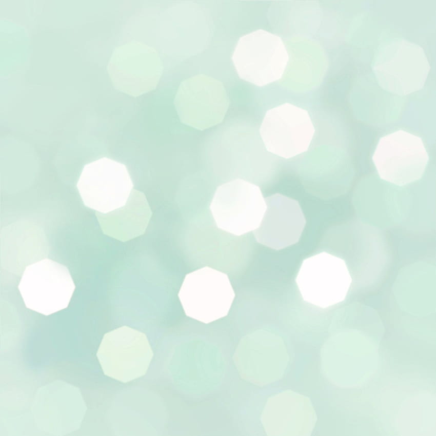 Grüne Minze Bokeh Hintergrund Pastellminze Grüne Minze Pfefferminze, Mint Blue Pastel HD-Handy-Hintergrundbild