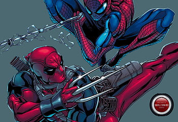 spiderman and deadpool wallpaper