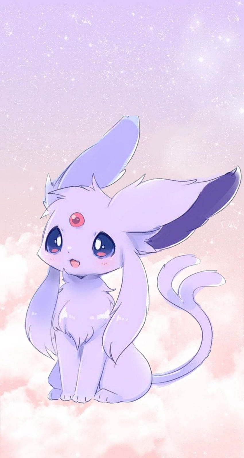Espeon 1. Cute pokemon , Cute animal drawings kawaii, Cute pokemon ...