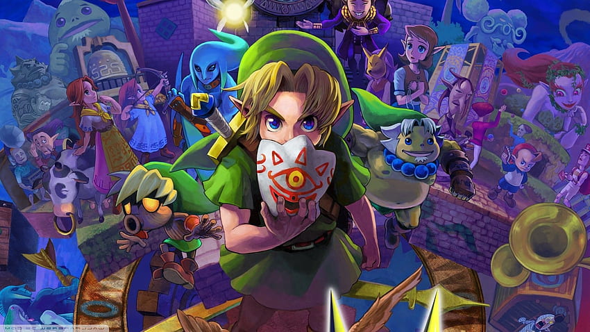 Pensamento GoNintendo: The Legend of Zelda: Majora's Mask continua sendo uma das entradas de série mais exclusivas 20 anos depois papel de parede HD