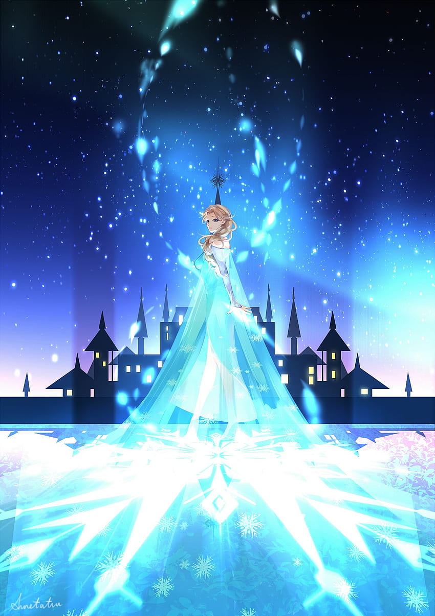 Elsa the Snow Queen (3500x5258 11,672 kB.) | Anime, Frozen images,  Beautiful fantasy art