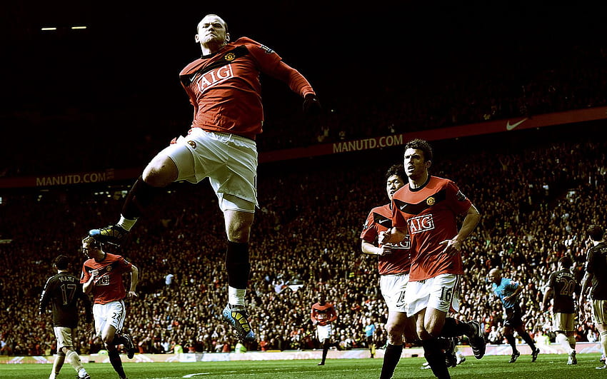 Wayne Rooney, futbolcu, forvet, Manchester United, gol, futbol, ​​futbol Sporları HD duvar kağıdı