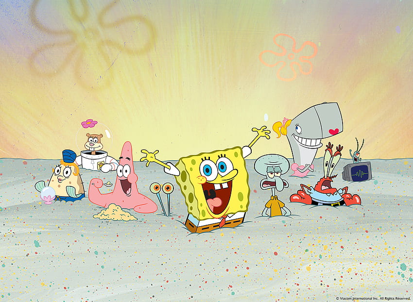SpongeBob characters sand - Spongebob Squarepants, Spongebob and Patrick HD wallpaper