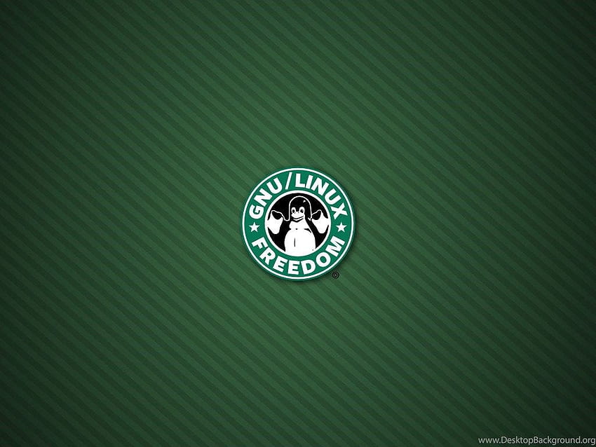 GNU Linux 'Starbuck's' Logo By Lalitpatanpur Background, Starbucks Logo HD wallpaper