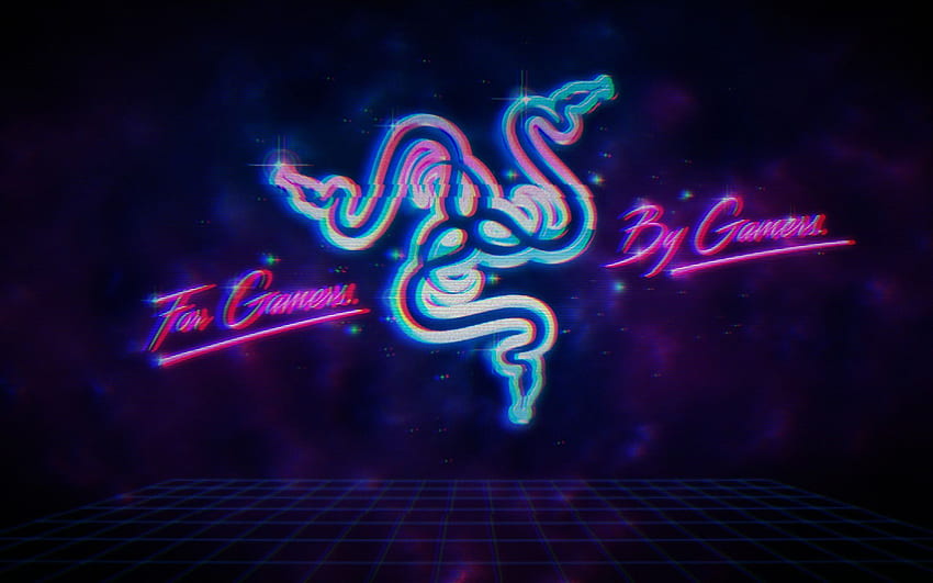 I added some extra effects to this Razer to give it a more 80s vibe. : razer, Pink Razer HD wallpaper