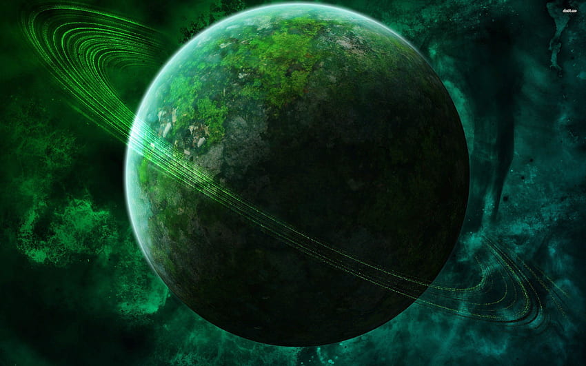 Green Planet, Green Planets HD wallpaper