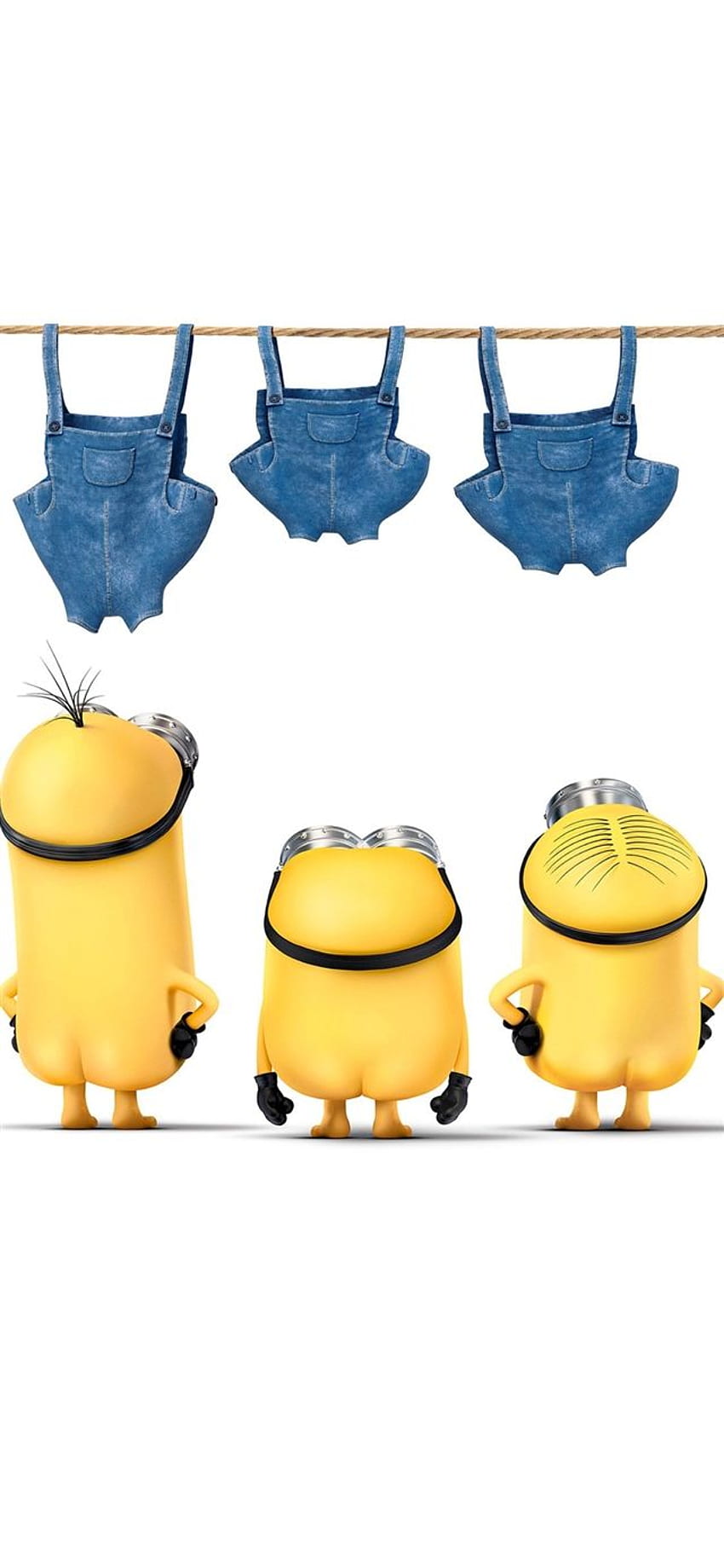Minions despicable nude me cute yellow art illustration iPhone X, Cute for HD тапет за телефон