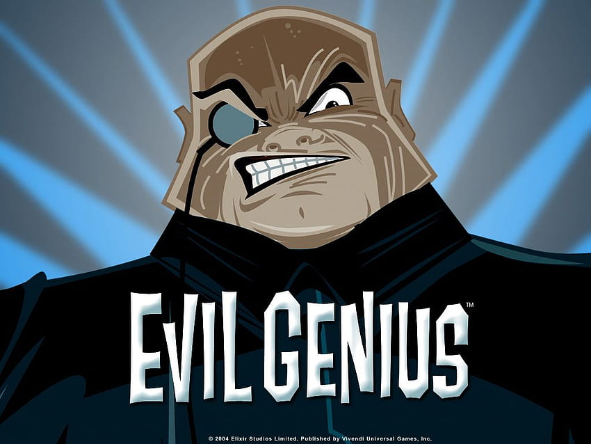 evil genius cartoon