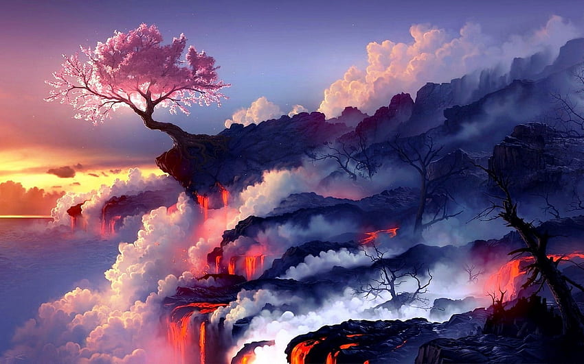 Bäume, Sakura HD-Hintergrundbild