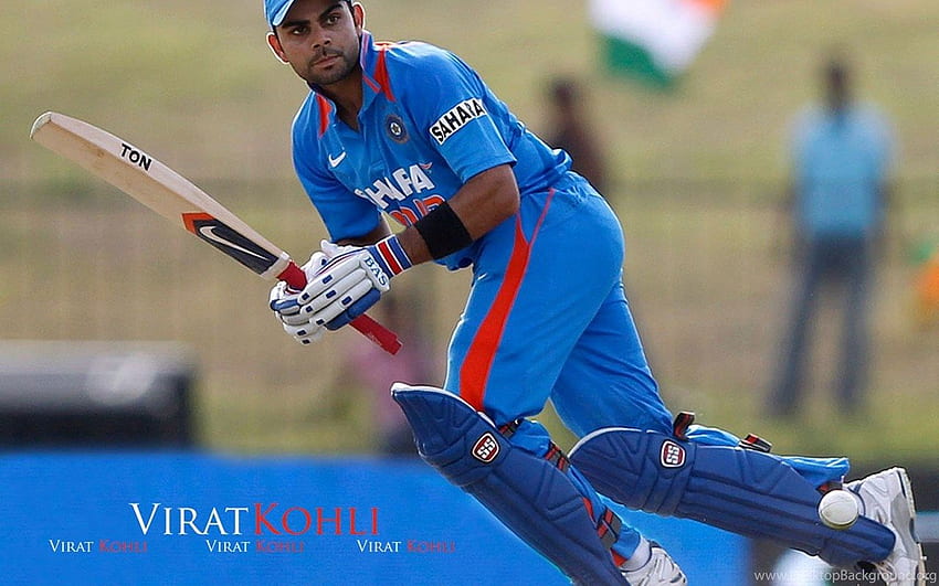 Индийският играч по крикет Вират Коли. Фон, Virat HD тапет
