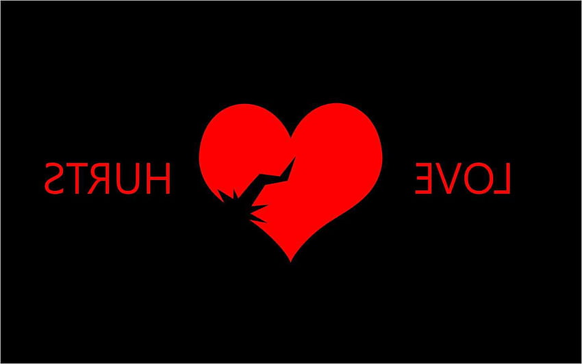 Love Breakup Emoticons - Hurt Pic Fond d'écran HD