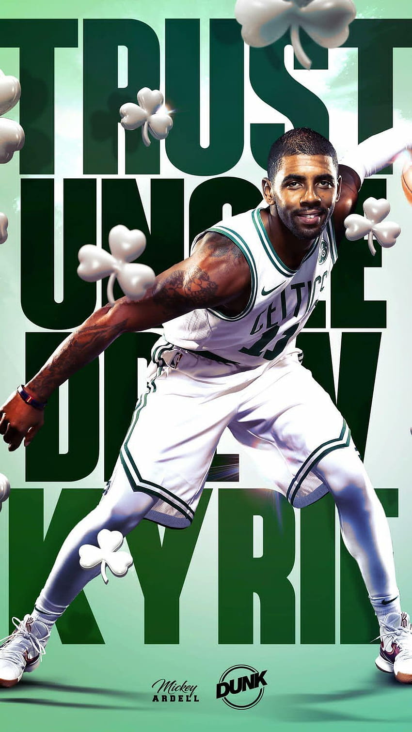Kyrie Irving On Fire 似顔絵 アート Art Basketball Art, Uncle Drew HD電話の壁紙