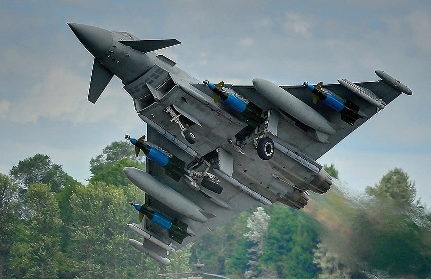 uçak uçaklar ordu eurofighter alman jet askeri gökyüzü tayfun. Militaire, Dünya Savaşı, De vinci HD duvar kağıdı