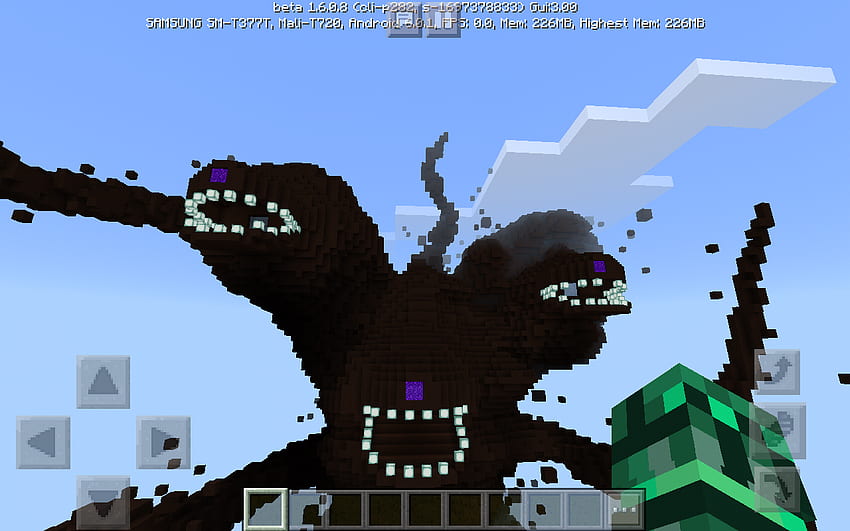 THE WITHER STORM DRAWING, Minecraft Wither Storm HD wallpaper
