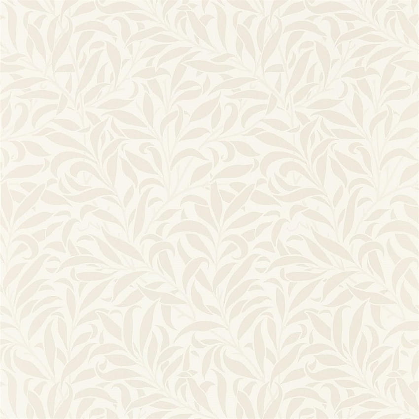 Morris & Co Pure Willow Bough 216022, Ivory HD phone wallpaper
