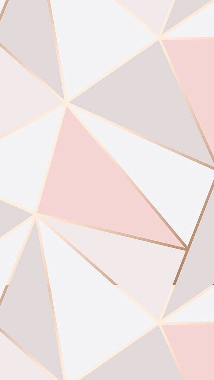 iPhone and Android : Pastel Rose Gold Colored for iPhone and Android. Rose gold , Gold , Marble, Pastel Geometric Phone HD phone wallpaper