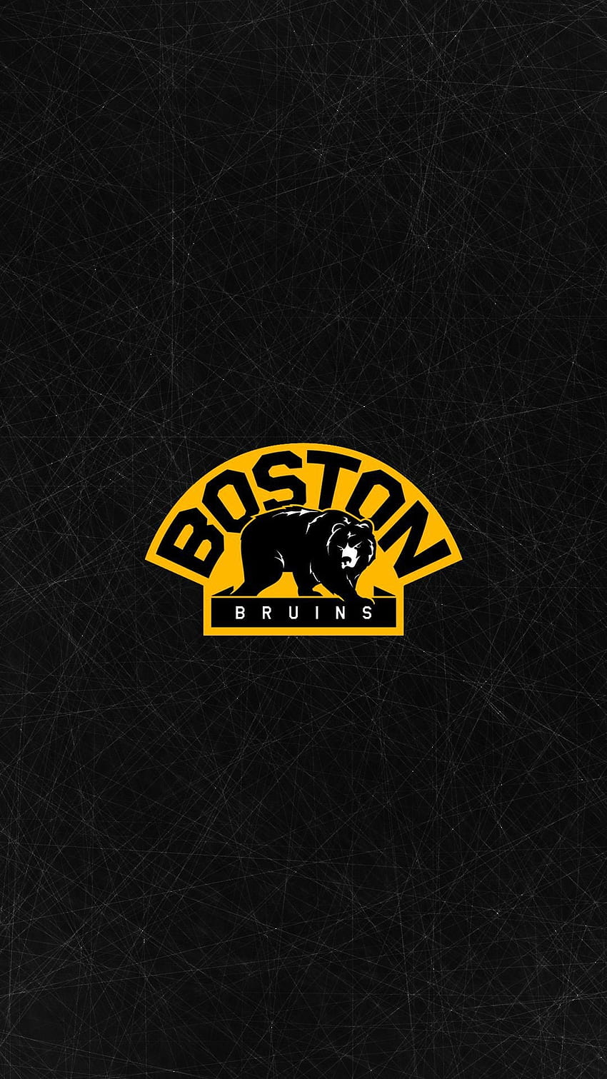 I made some Bruins mobile wallpapers, check my comment for a black, and reverse  retro version. : r/BostonBruins