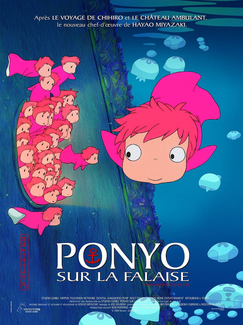 Ponyo Movie Poster (Page 1) HD phone wallpaper